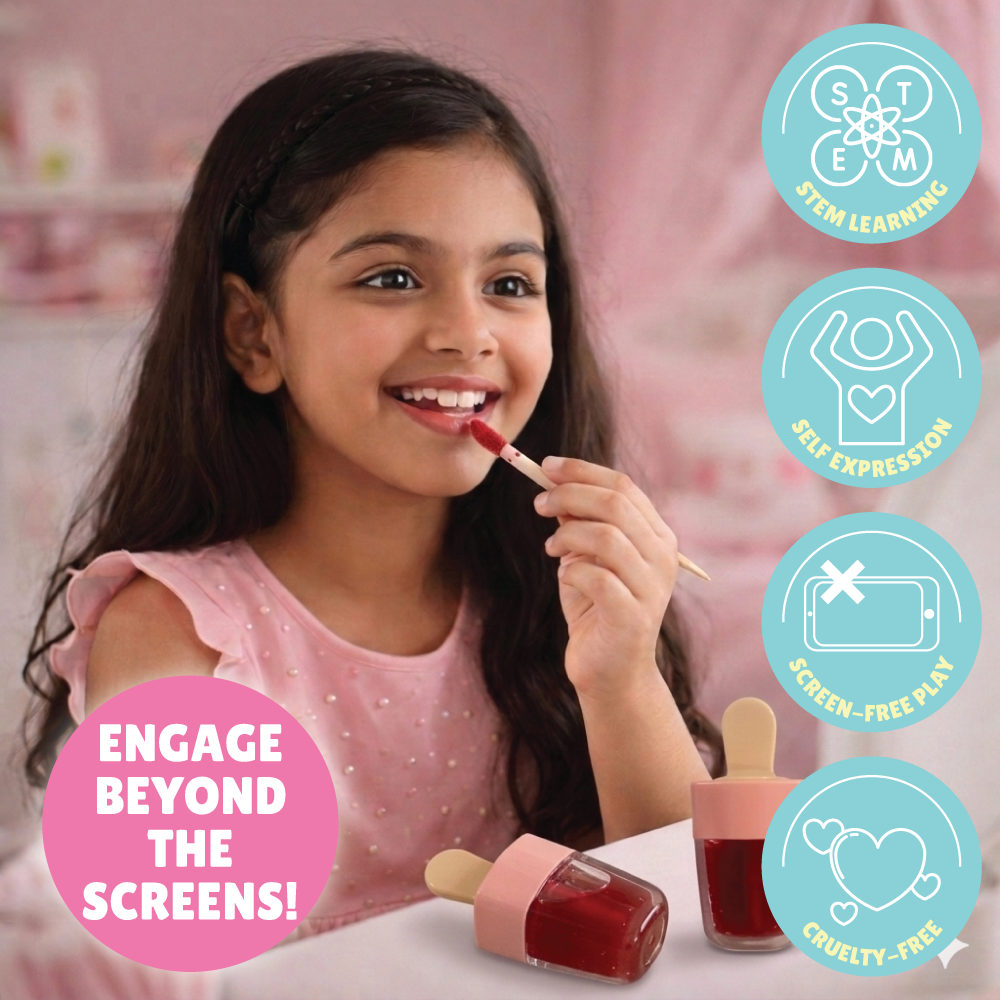 Lip Gloss Making Kit  | DIY Beauty | Creative Fun | Age: 9-12 Years