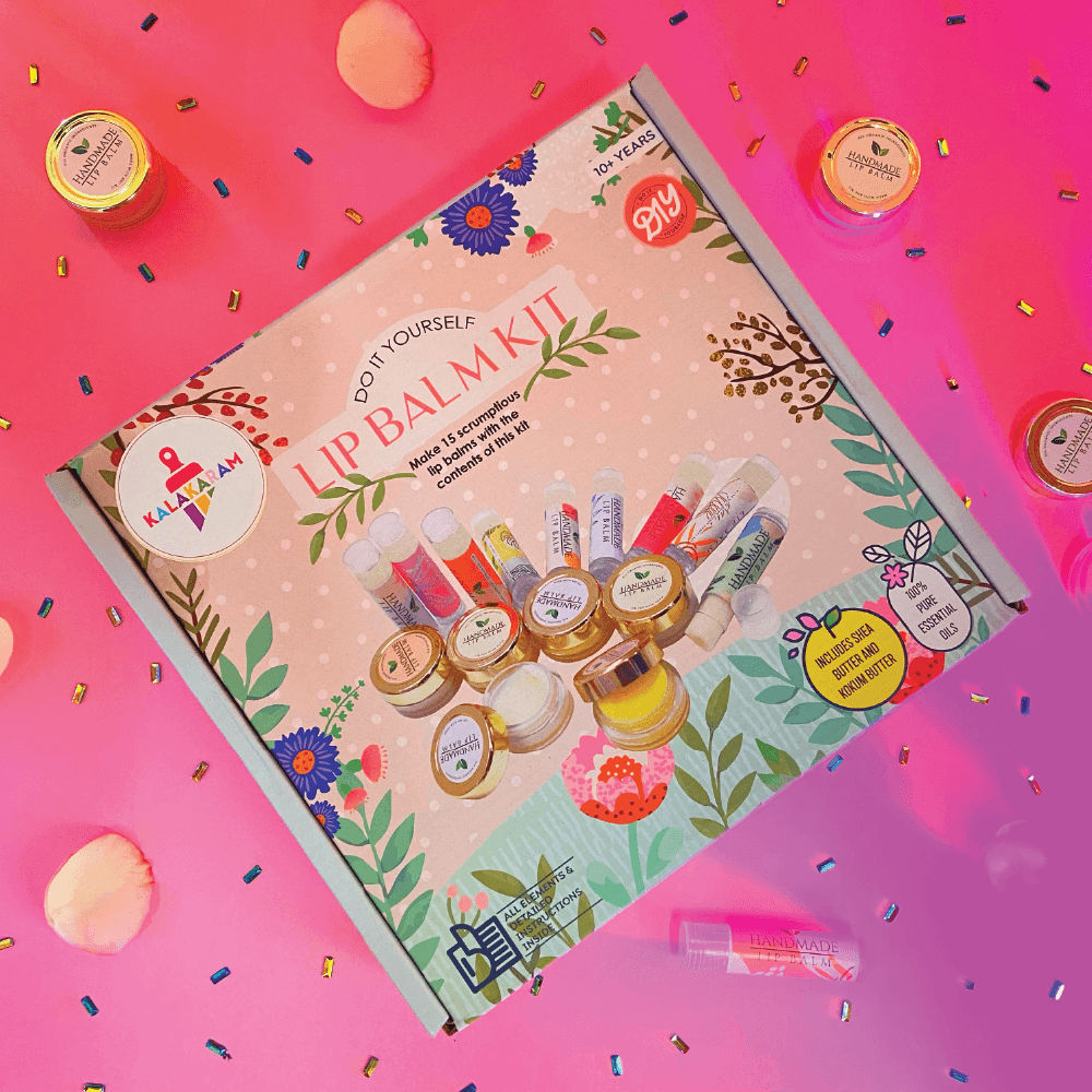 DilaBee Lippenbalsam-Set – 87-teilig, Mit Bienenwachs & Sheabutter | Für 25 Selbstgemachte Lip Balms