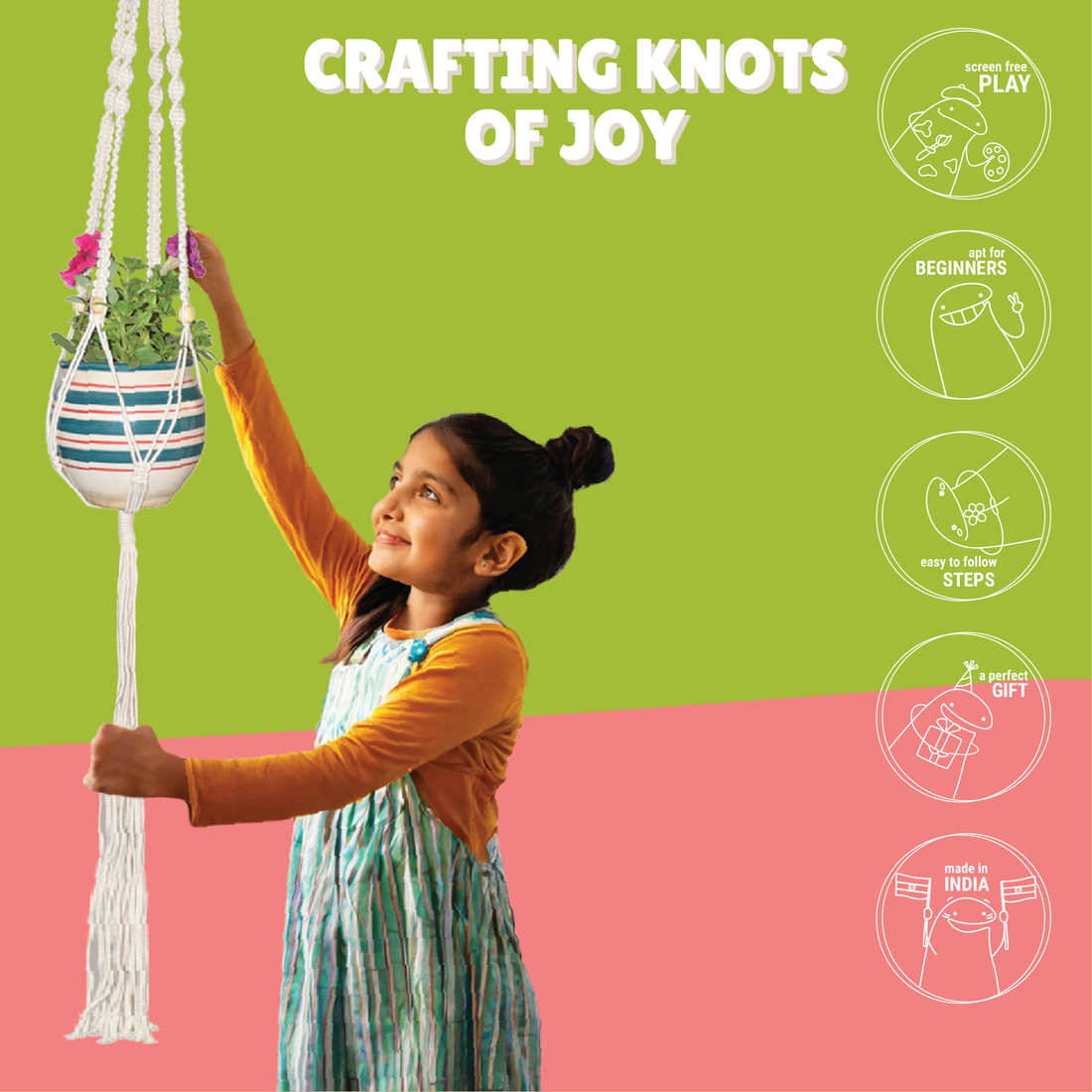 Macrame Plant Hanger Kit