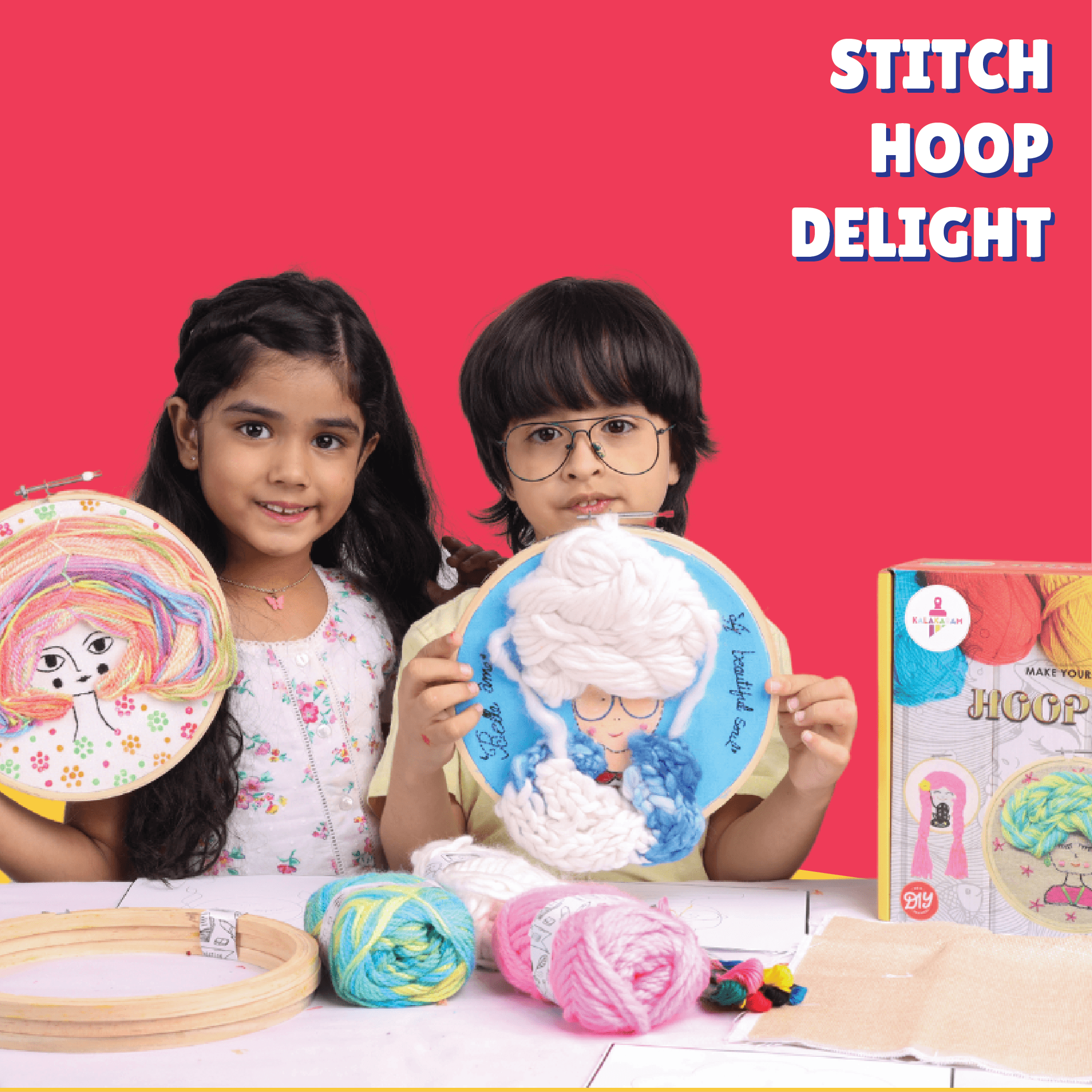 Make Your Own Hoop Art - Kalakaram