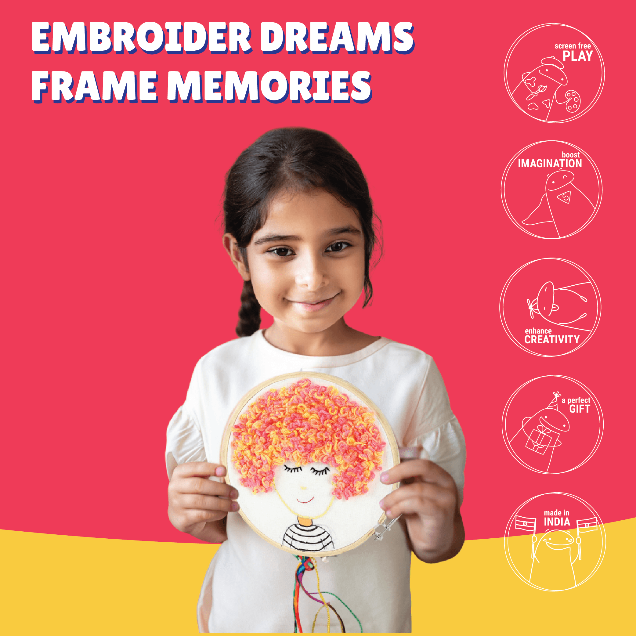 Make Your Own Hoop Art - Kalakaram