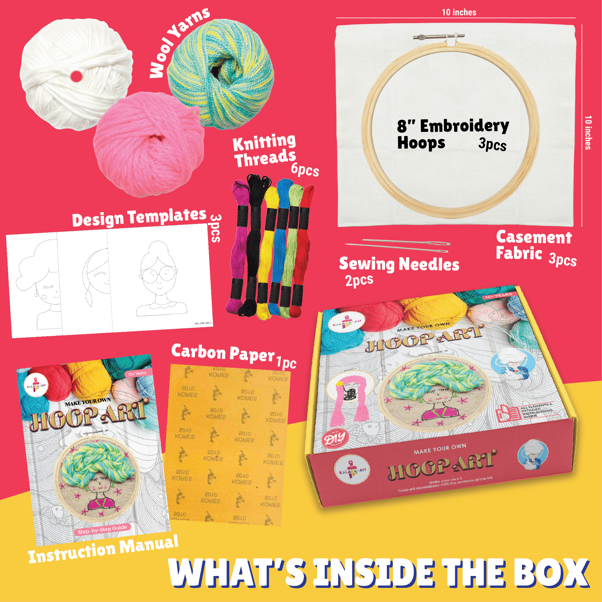 Make Your Own Hoop Art - Kalakaram