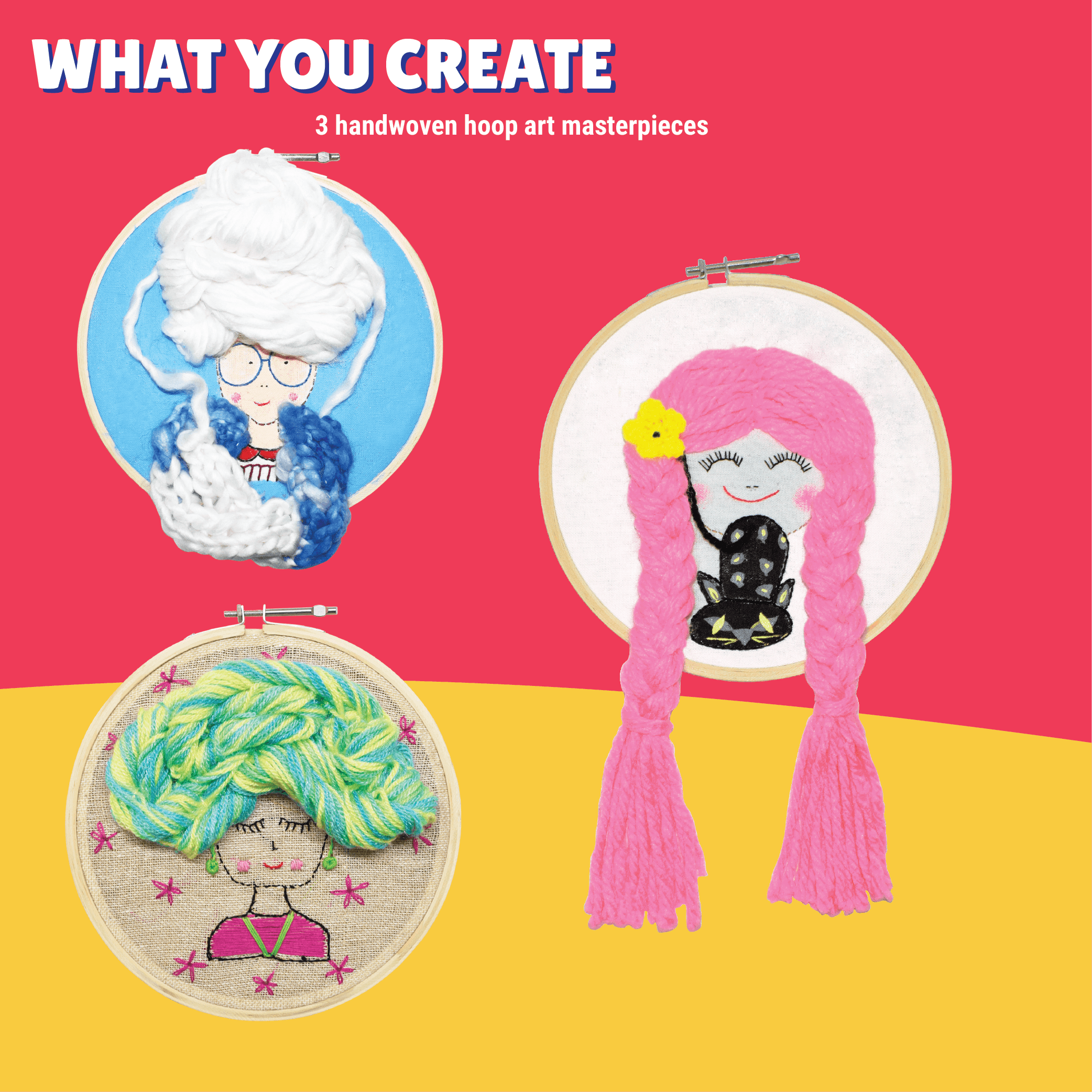 Make Your Own Hoop Art - Kalakaram