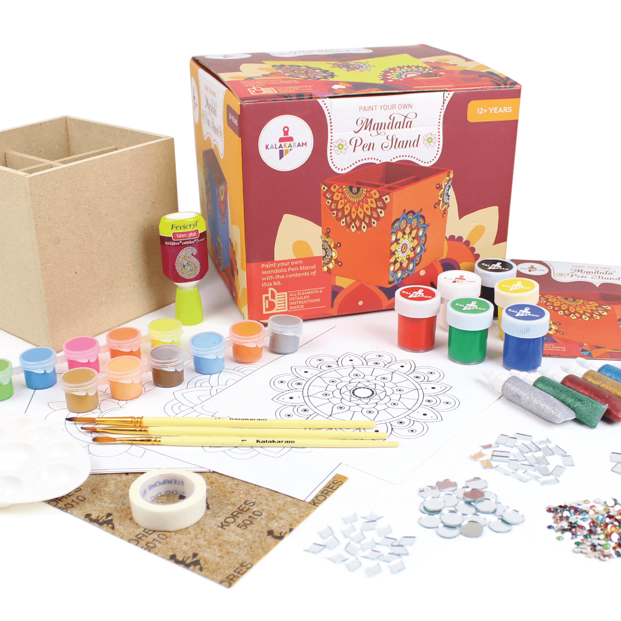 Mandala Pen Stand Painting Kit - Kalakaram