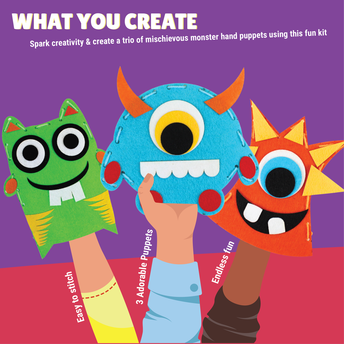 Make Your Own Monster Puppets - Kalakaram