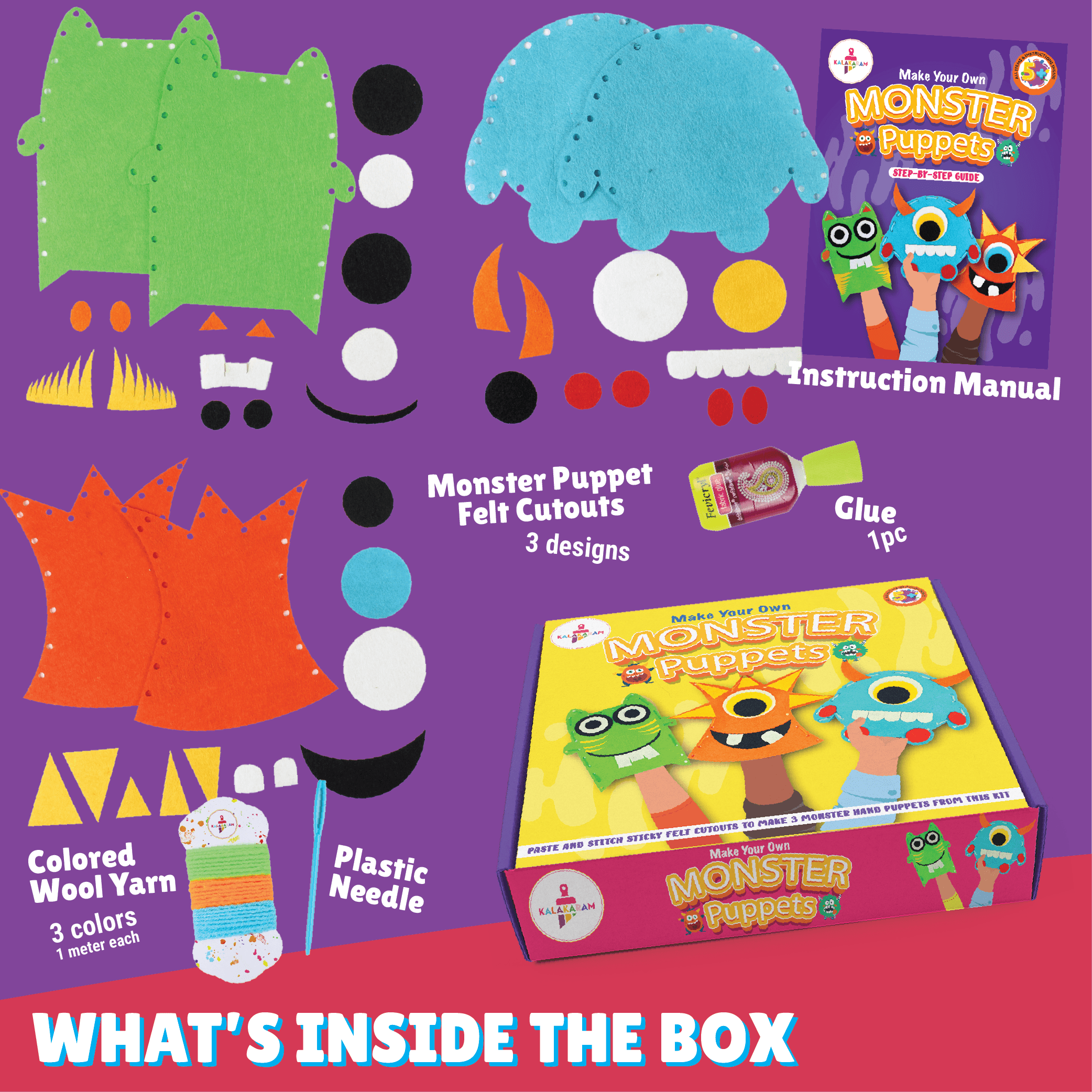 Make Your Own Monster Puppets - Kalakaram