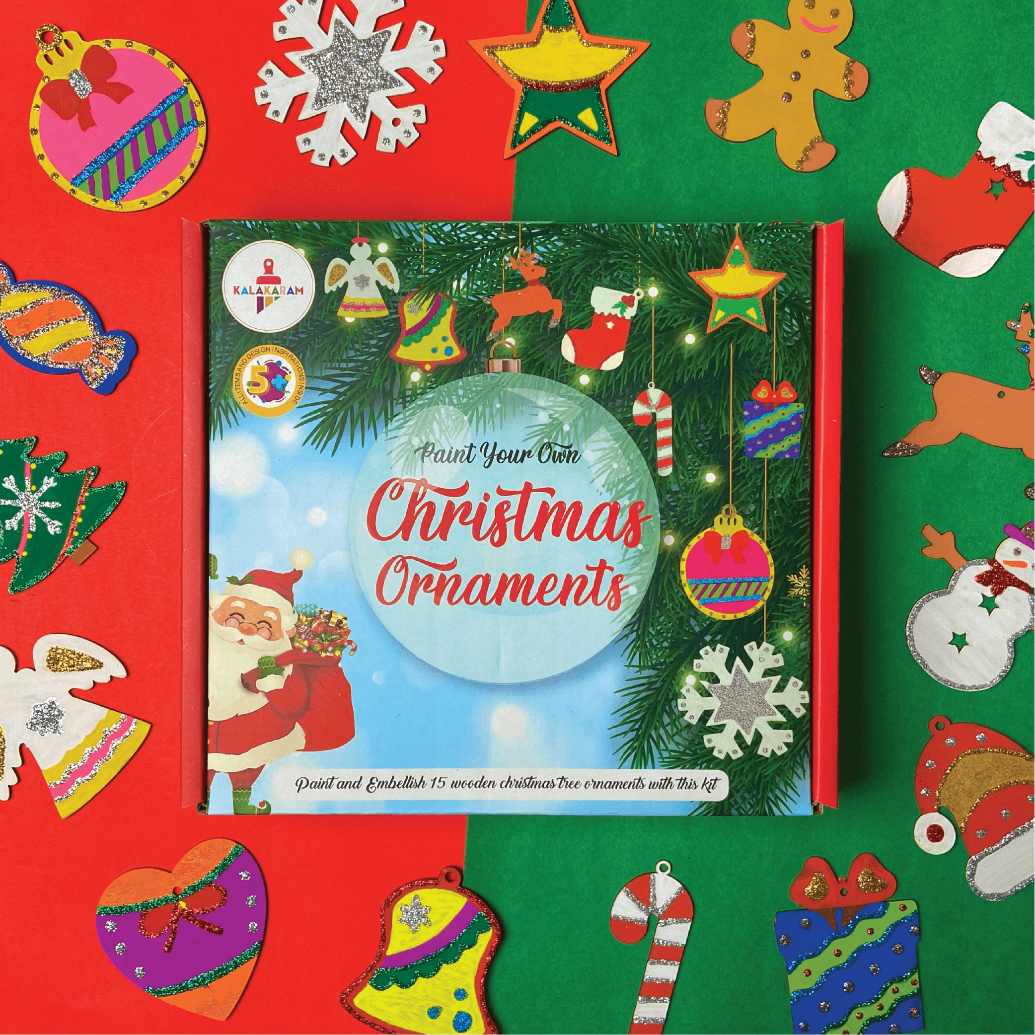Paint Your Own Christmas Ornaments - Kalakaram