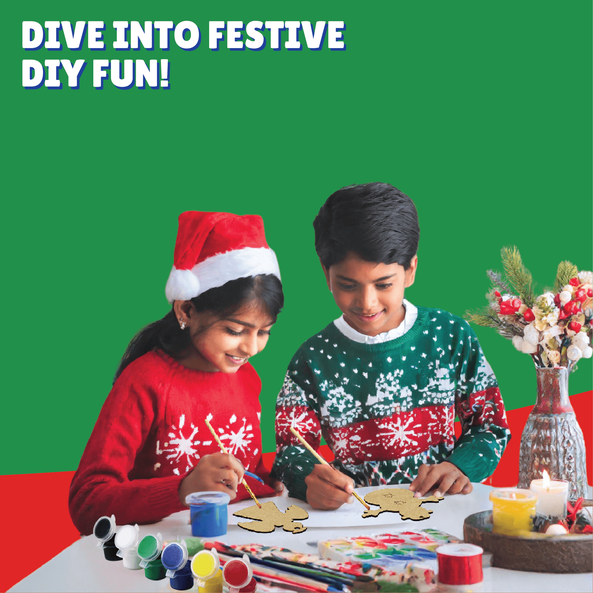 Paint Your Own Christmas Ornaments - Kalakaram