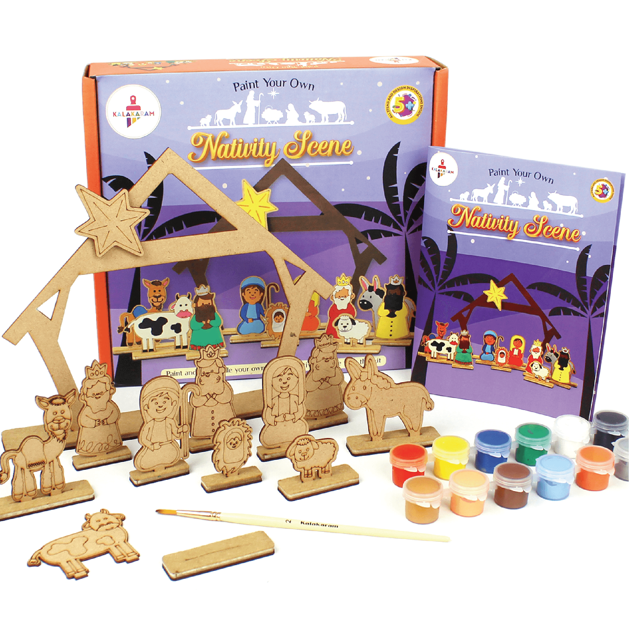 Paint Your Own Nativity Scene - Kalakaram