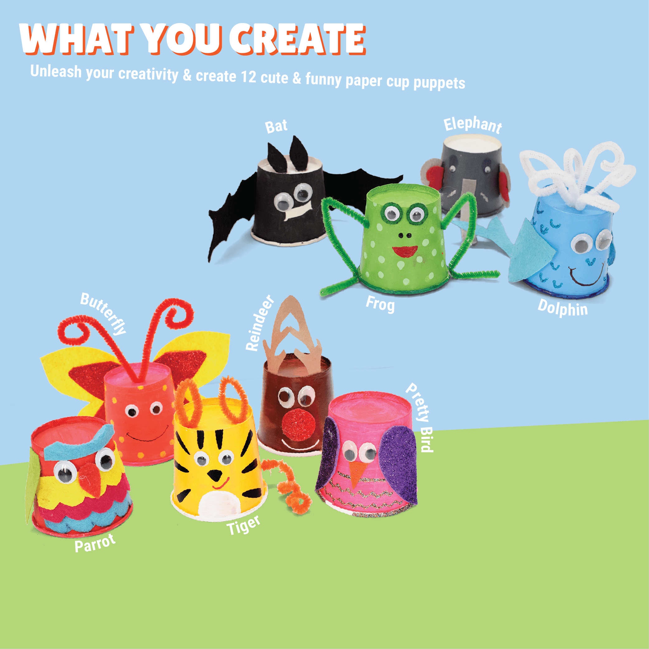 Paper Cup Crafts Kit - Kalakaram