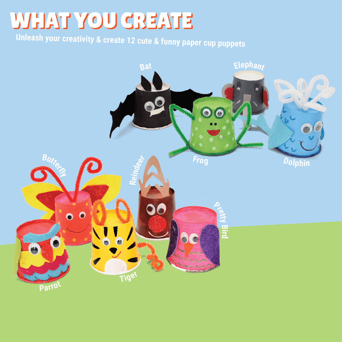 Paper Cup Crafts Kit - Kalakaram