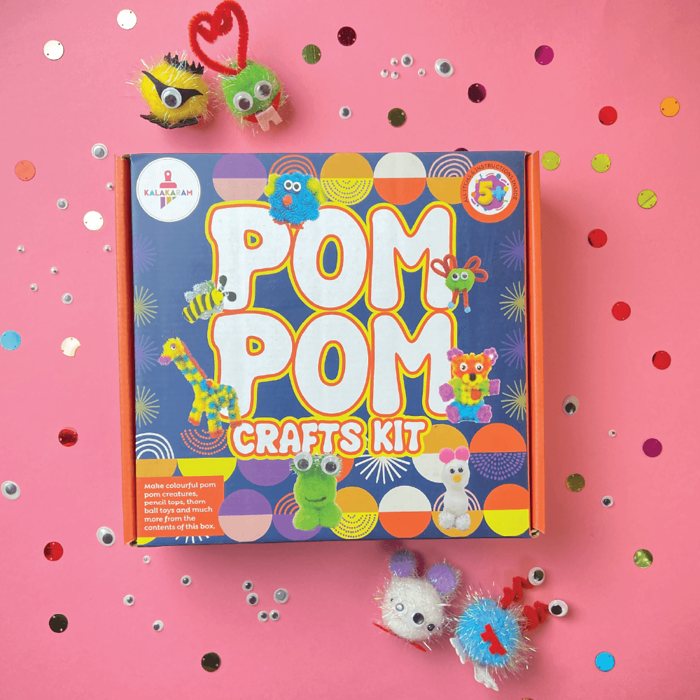 Pom Pom Crafts Kit - Kalakaram