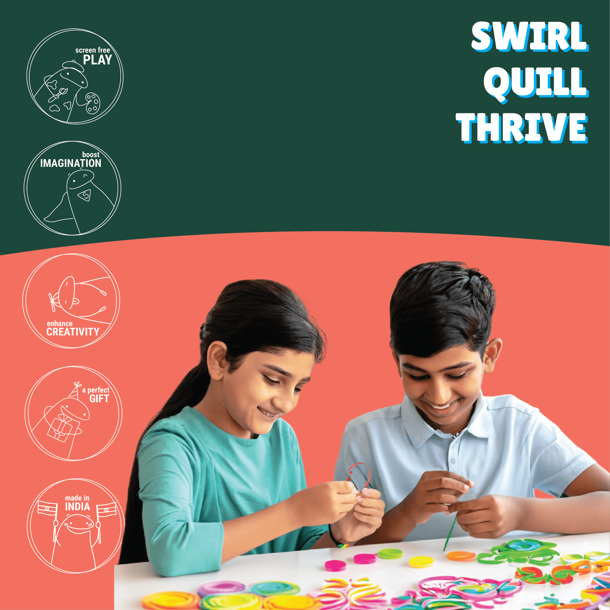 Quilling Mandala Kit - Kalakaram