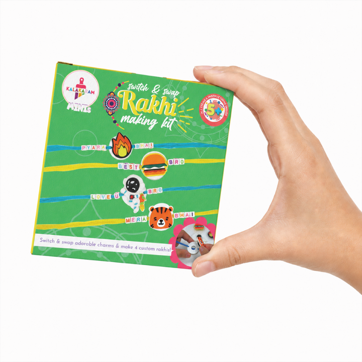 Mini DIY Rakhi Making  Kit | Festive Activity Craft | Easy to Do | Age: 4-10 Years