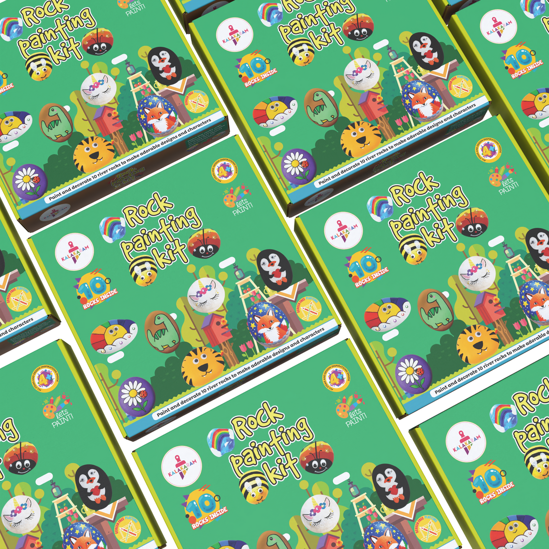 Rock Painting Kit | Pack Of 5 | Perfect For Return Favours