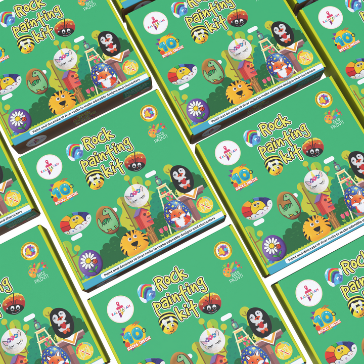 Rock Painting Kit | Pack Of 5 | Perfect For Return Favours