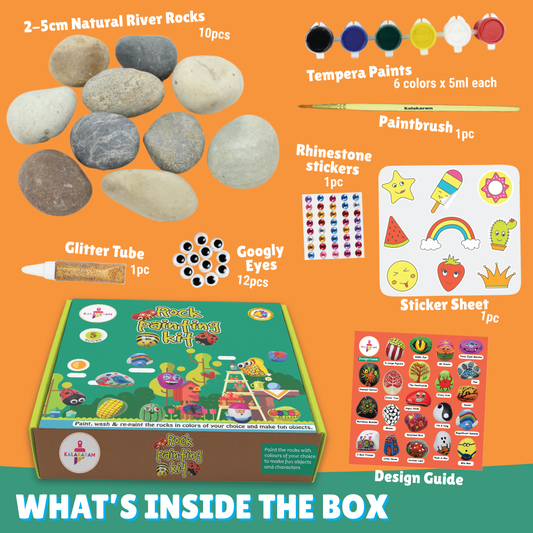 Rock Painting Kit Contents