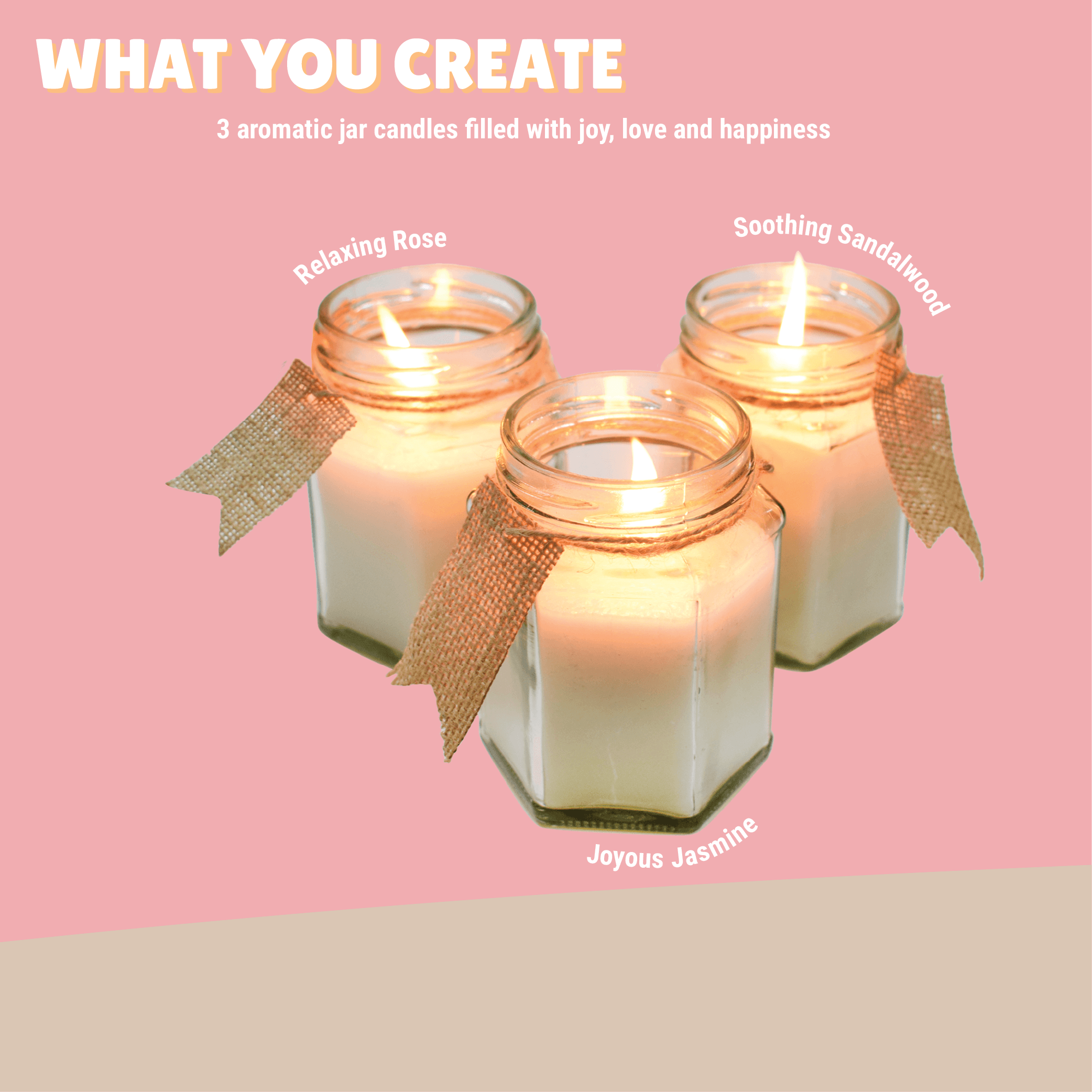 Scented Jar Candle Making Kit - Kalakaram