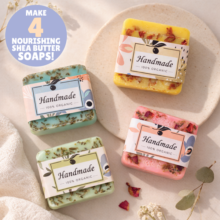 Shea Butter Soap Making Kit | Natural Ingredients | DIY Bath & Body | Age: 8-12 Years