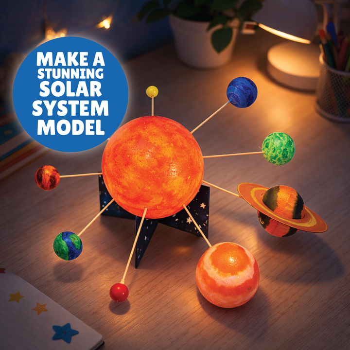 Solar System Model Kit  | Educational Science | STEM Learning | Age: 5-10 Years