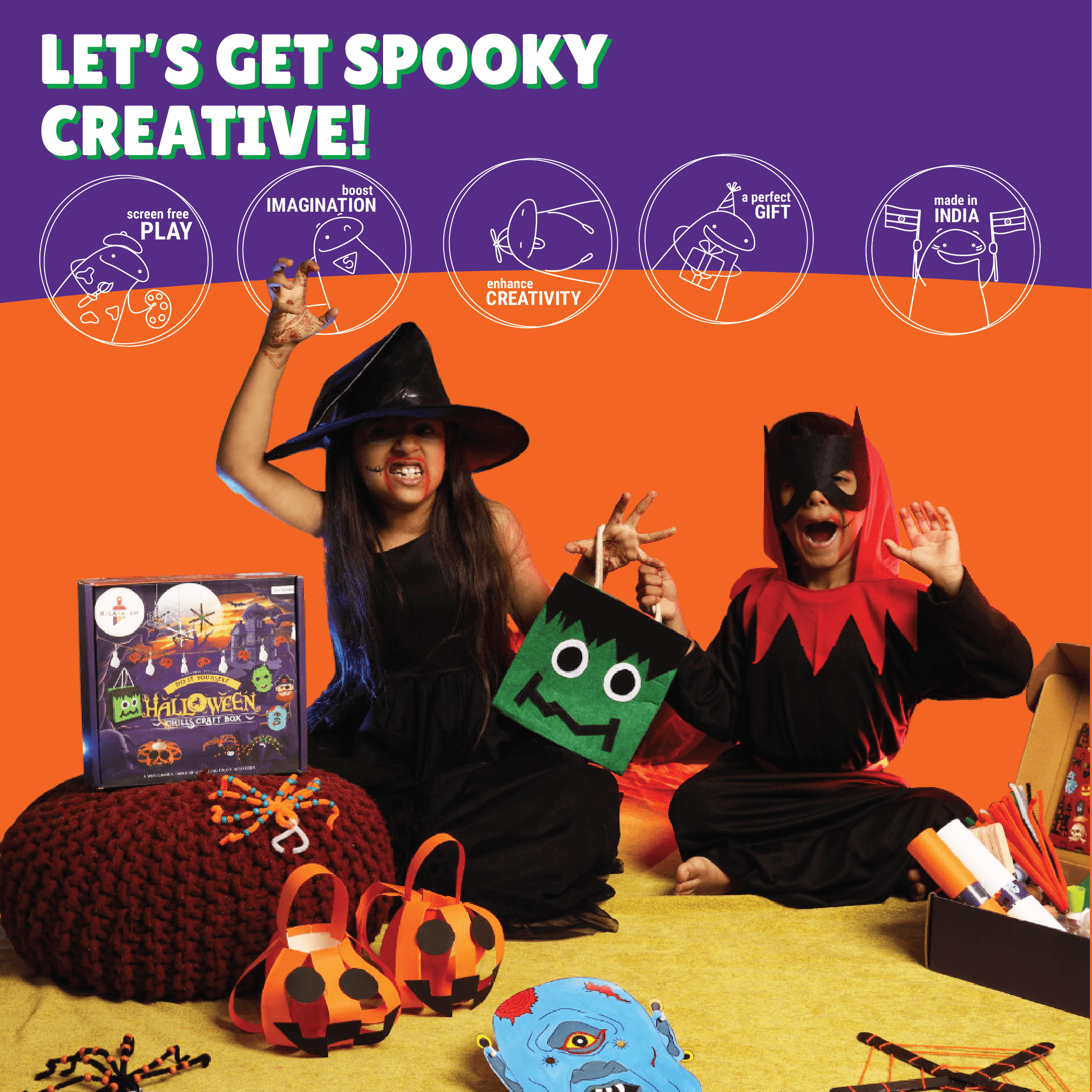 Spookyville Chills Craft Box - Kalakaram