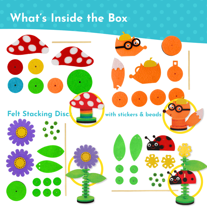 Stack & Sprout felt Garden Kit - kalakaram