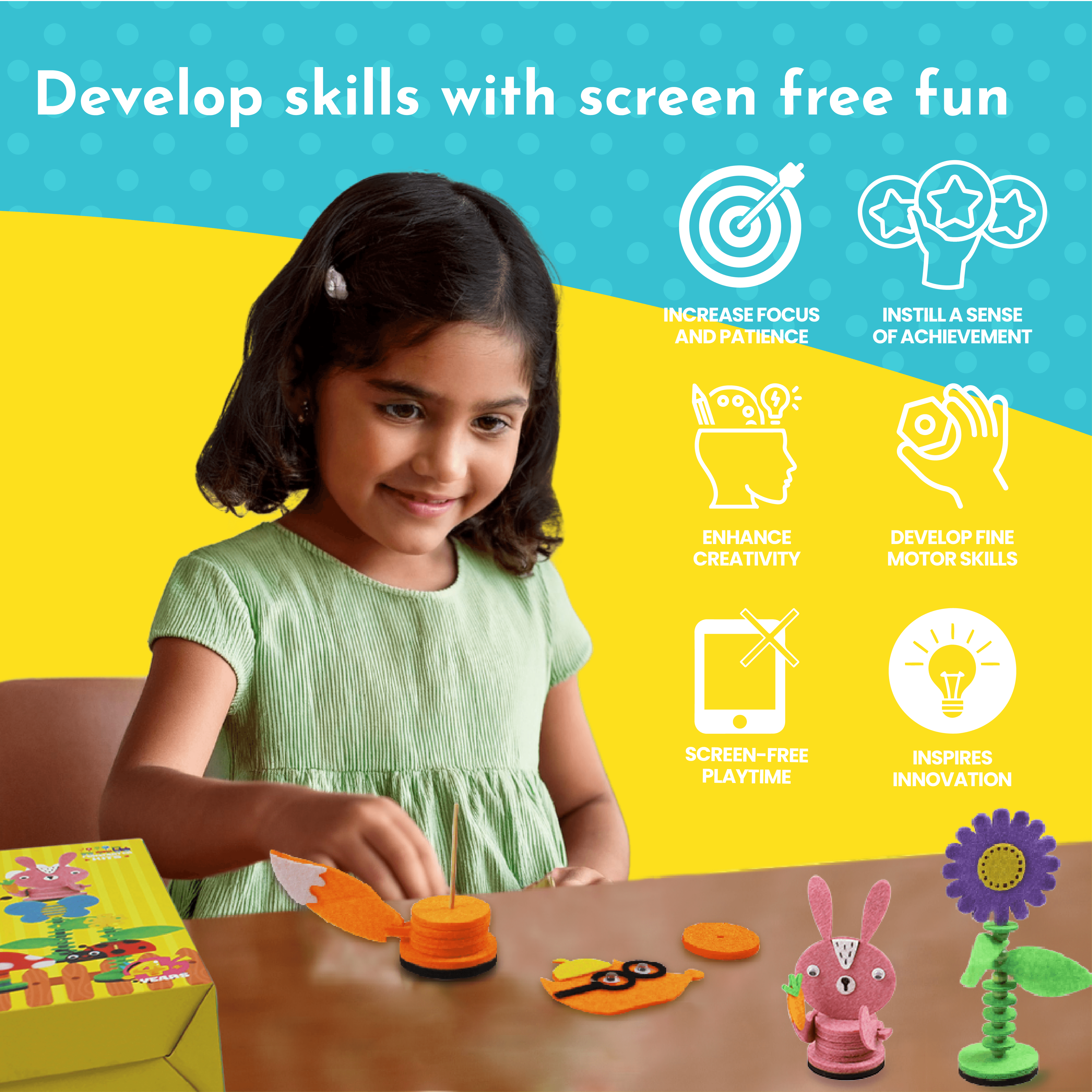 Stack & Sprout felt Garden Kit - kalakaram