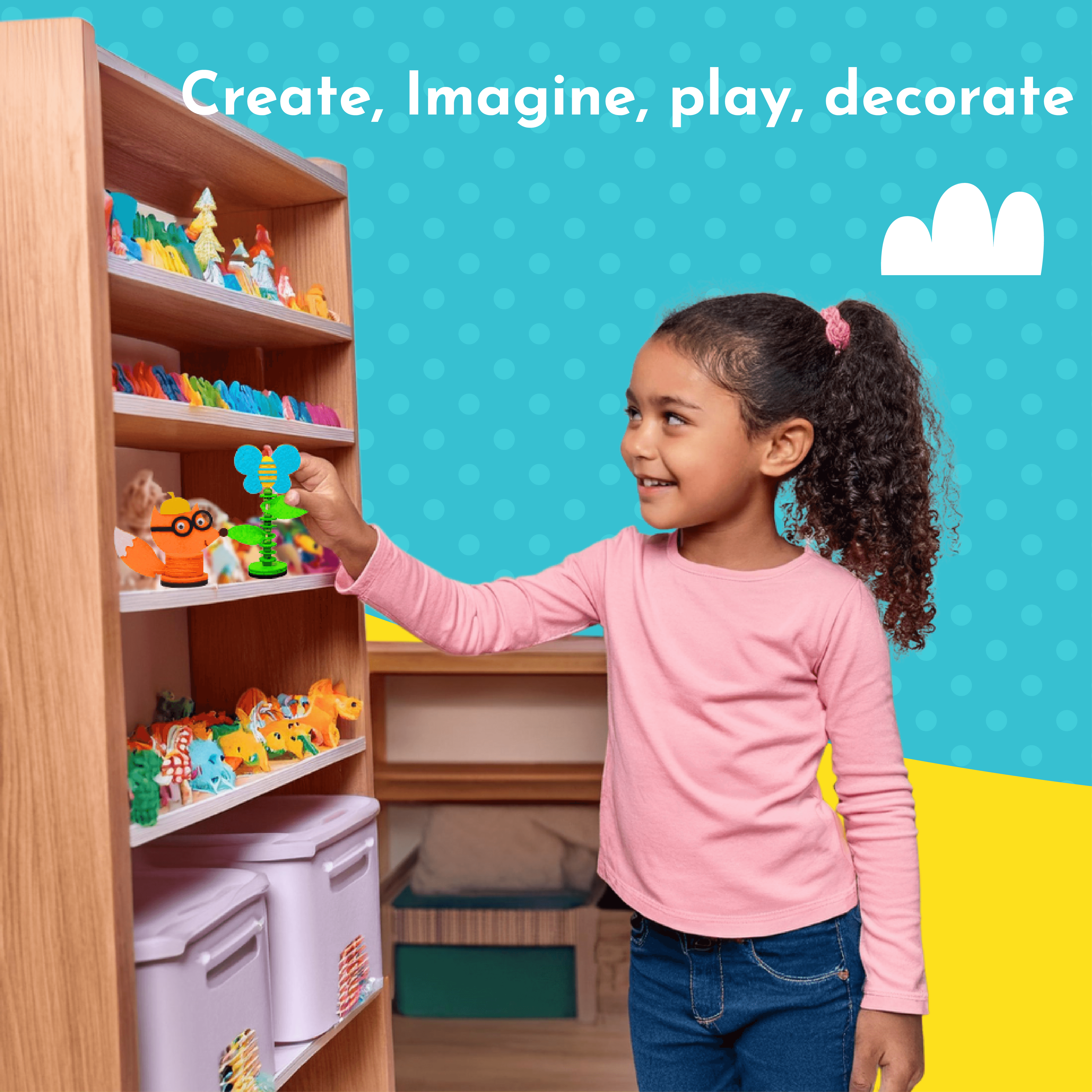 Stack & Sprout felt Garden Kit - kalakaram