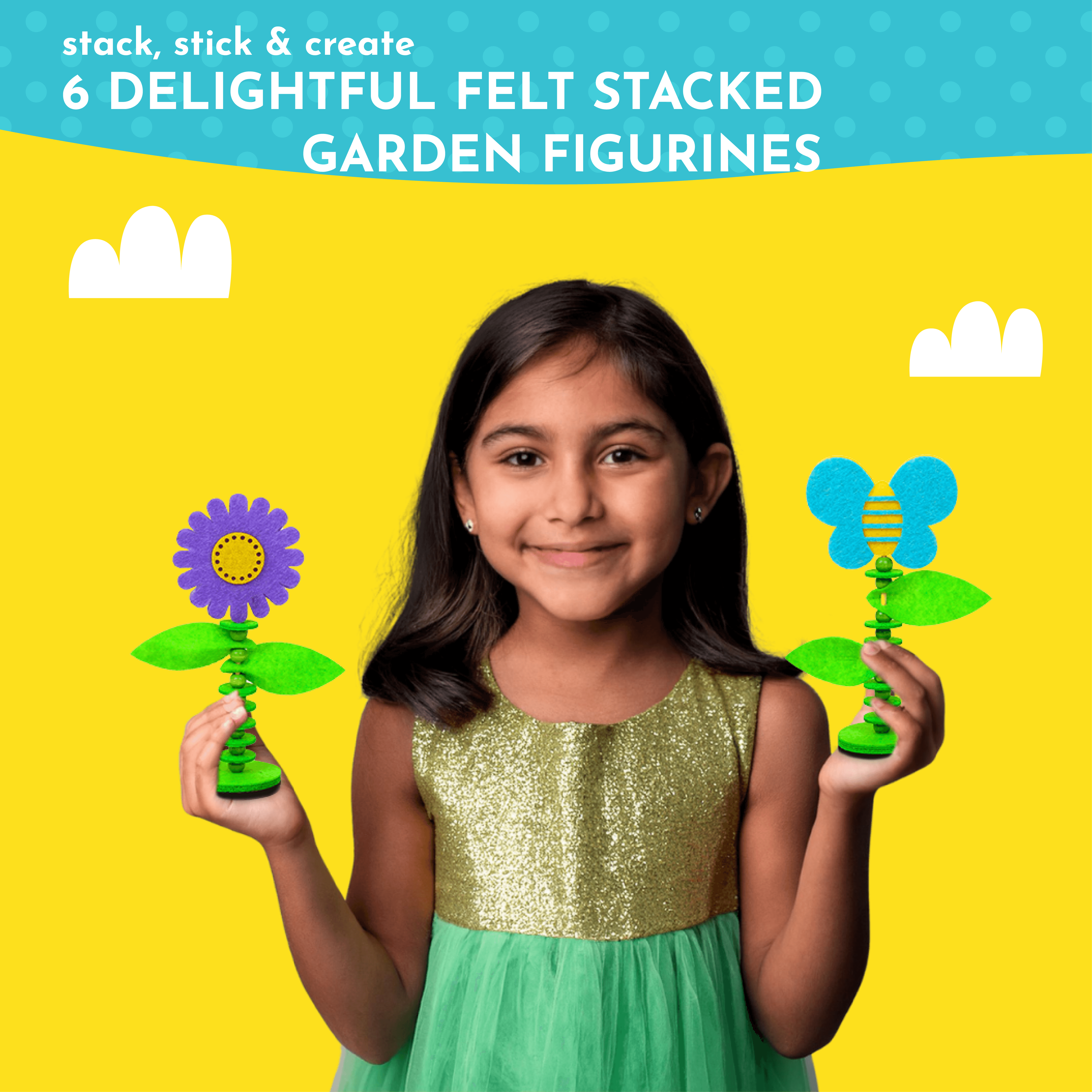 Stack & Sprout felt Garden Kit - kalakaram