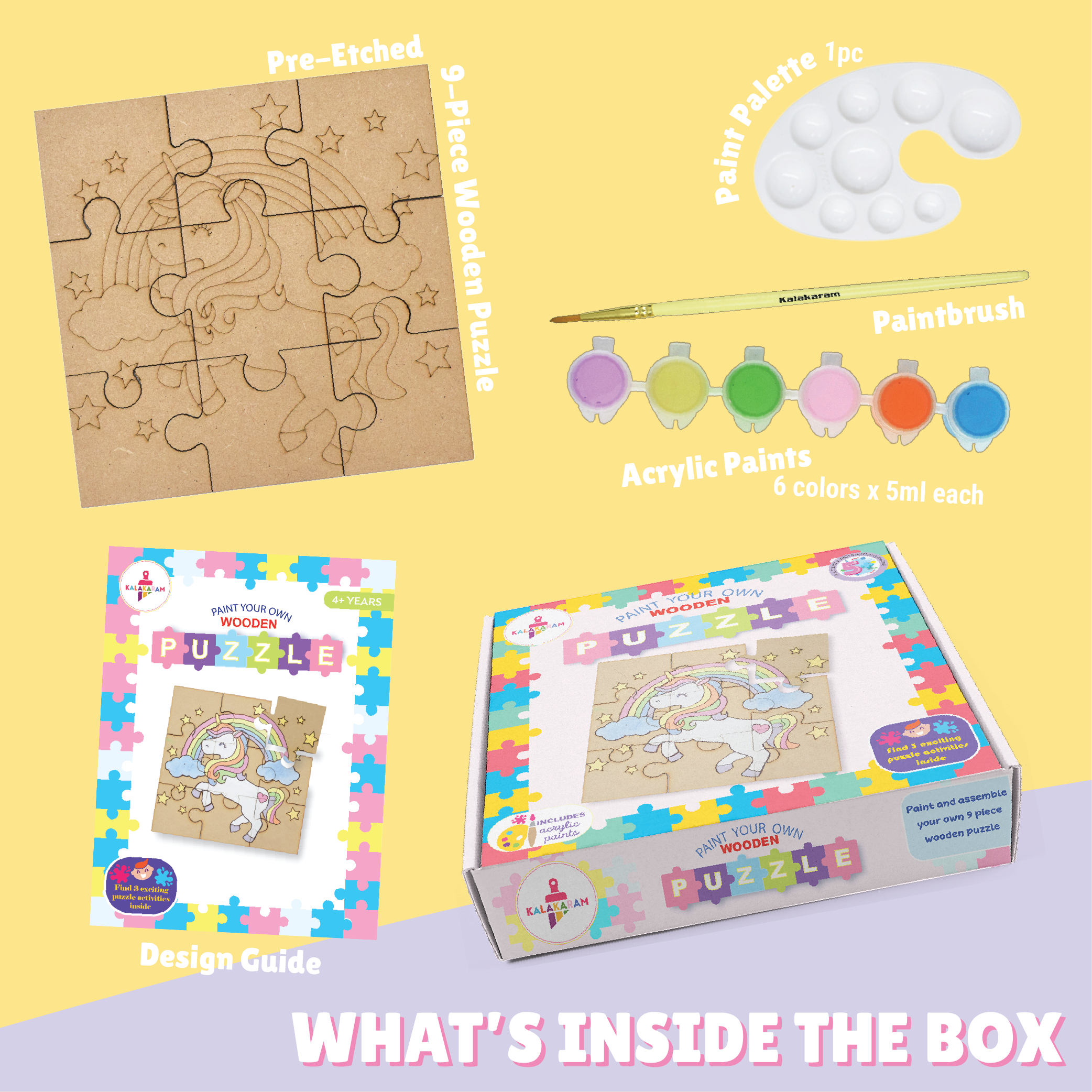 Unicorn Puzzle Painting Kit