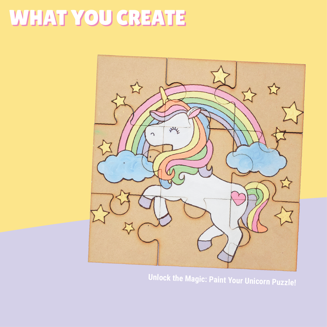 Unicorn Puzzle Painting Kit