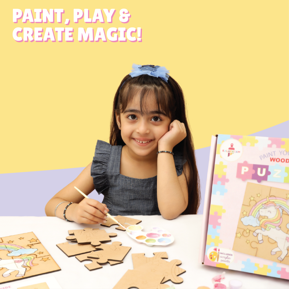 Unicorn Puzzle Painting Kit