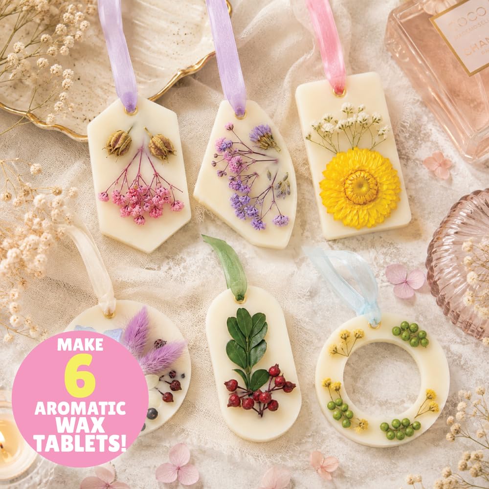 Kalakaram Aroma Home Fragrance Craft Combo – Wax Tablet Making Kit & Latte Candle Making Kit