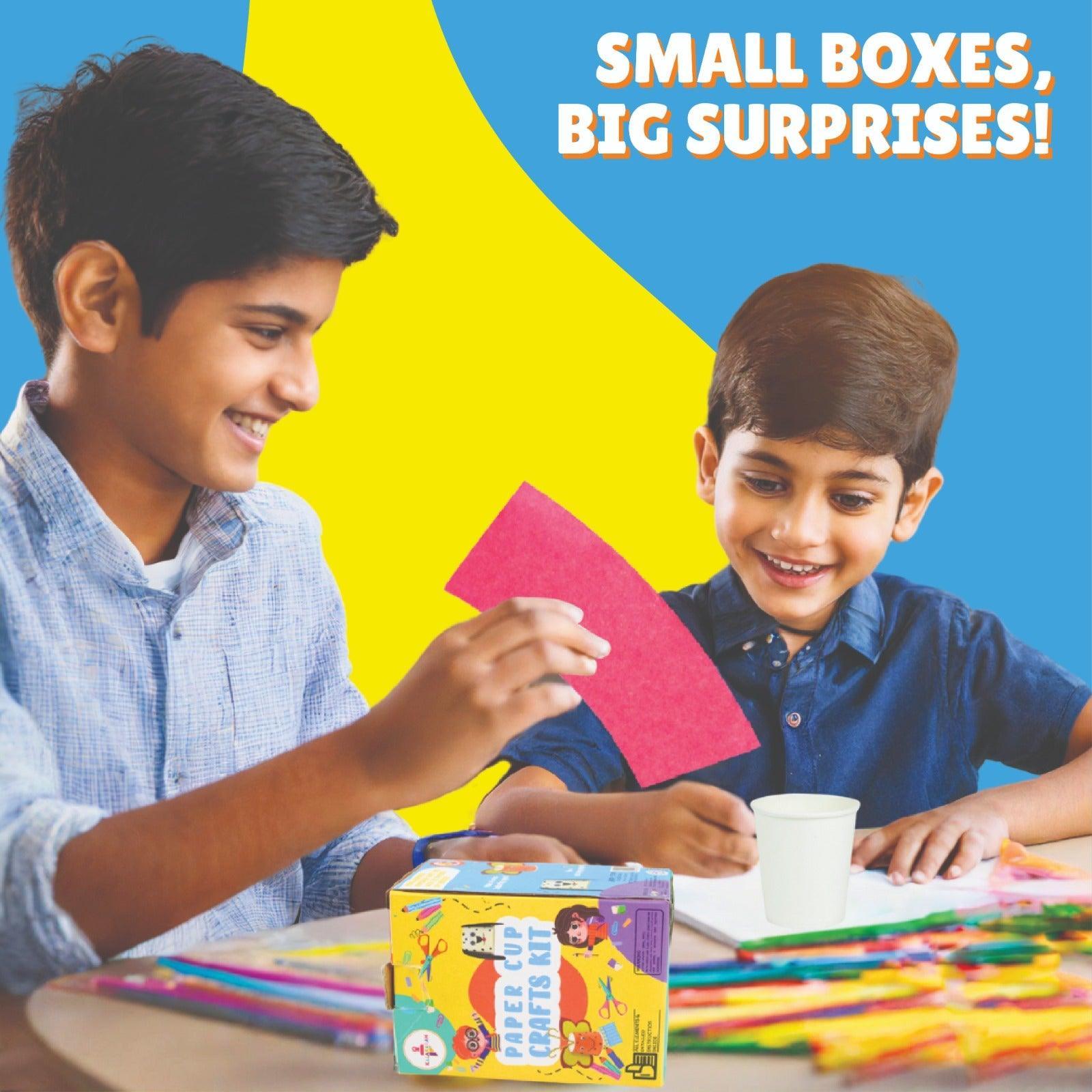 Pom Pom Craft Kit - Fuzzy DIY Activity for Kids Ages 4-8 – Kalakaram
