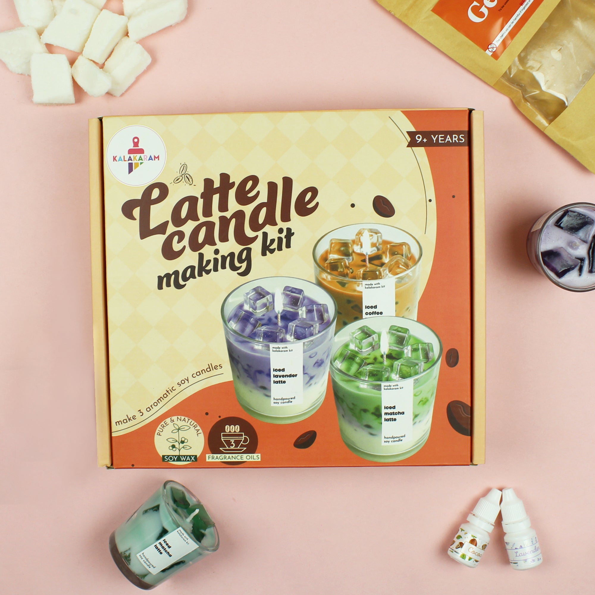 Latte Candle Making Kit | Aromatic Candles | Creative Fun | Age: 9-12 Years