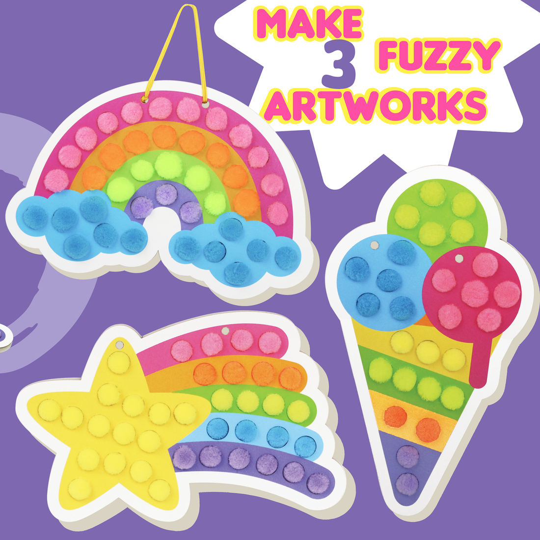 Pom Pop Creations  | Sensory Play | Color Matching & Fine Motor Skill Toy  | Age: 3-5 Years