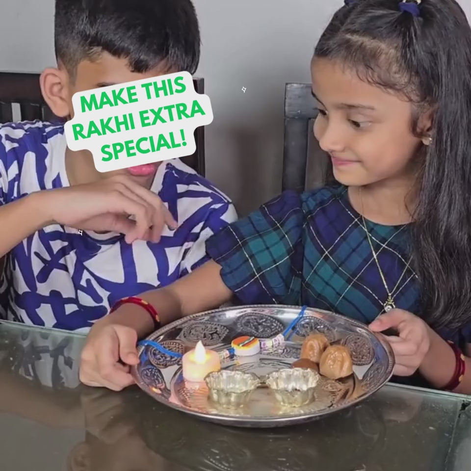 Mini DIY Rakhi Making  Kit | Festive Activity Craft | Easy to Do | Age: 4-10 Years