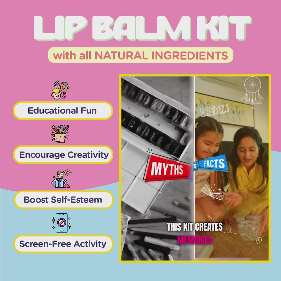 Lip Balm Making Kit  | DIY Beauty | Natural Ingredients | Age: 12+ Years