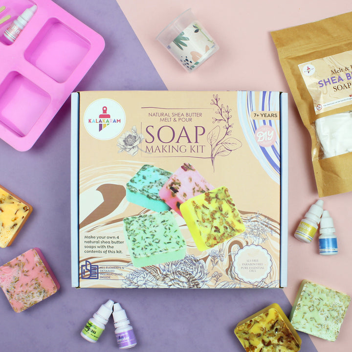 Shea Butter Soap Making Kit | Natural Ingredients | DIY Bath & Body | Age: 8-12 Years