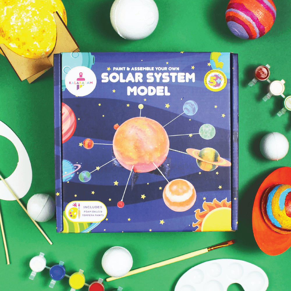 Solar System Model Kit - STEM Science Project Kids 5-10 – Kalakaram
